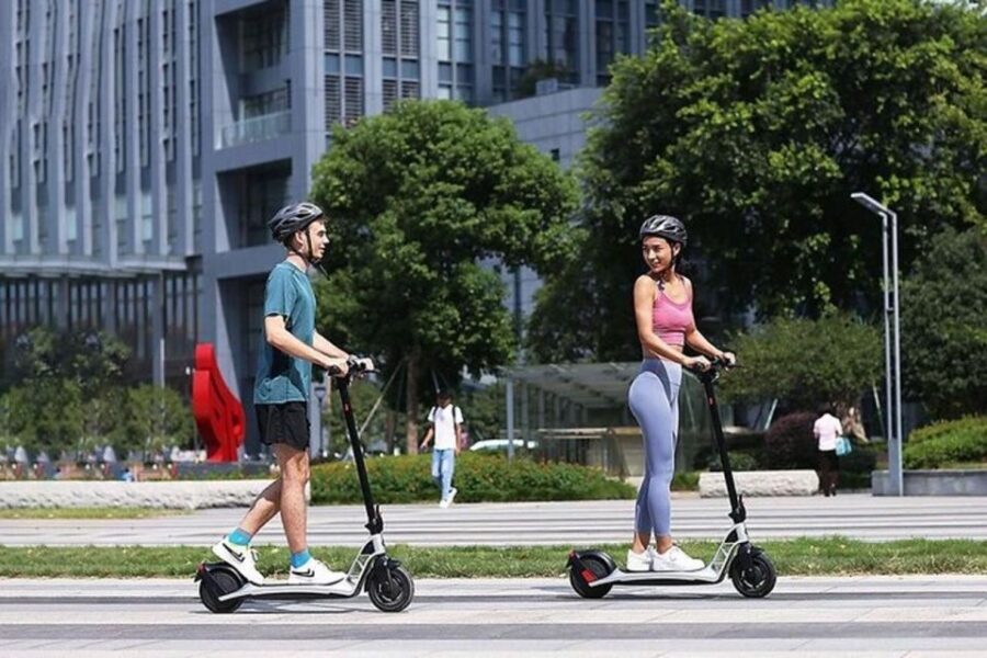 Central Park Electric Scooter Rental - The Pickup and Location
